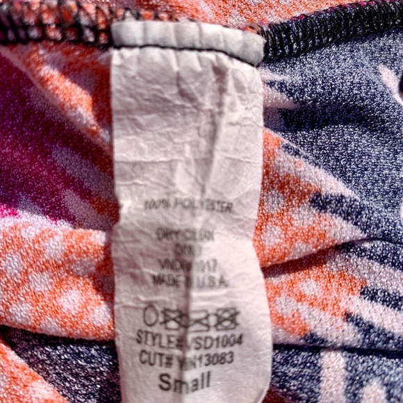 Vintage Havana Coral Fit & Flare Summer Mini Dress - Picture 7 of 7